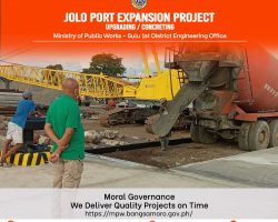 UPGRADING / CONCRETING OF JOLO PORT EXPANSION PROJECTMPW SULU 1ST DISTRICT