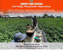 Survey and Geotag at Sitio Maliga, Mangudadatu, Maguindanao.